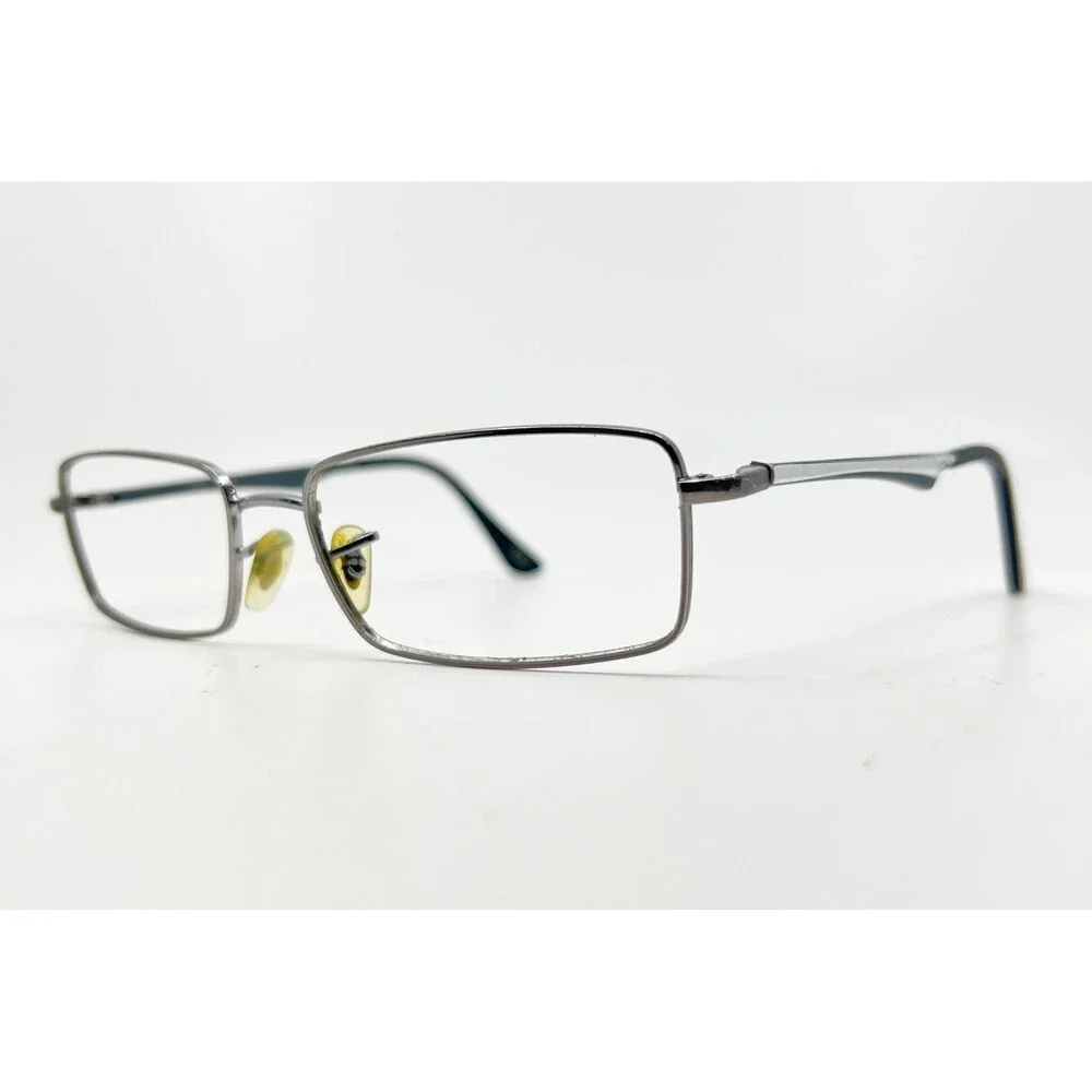 Ray-Ban RB 6211 2502 Eyeglasses Metal Frame Rectangular Men Glasses 53-17-140